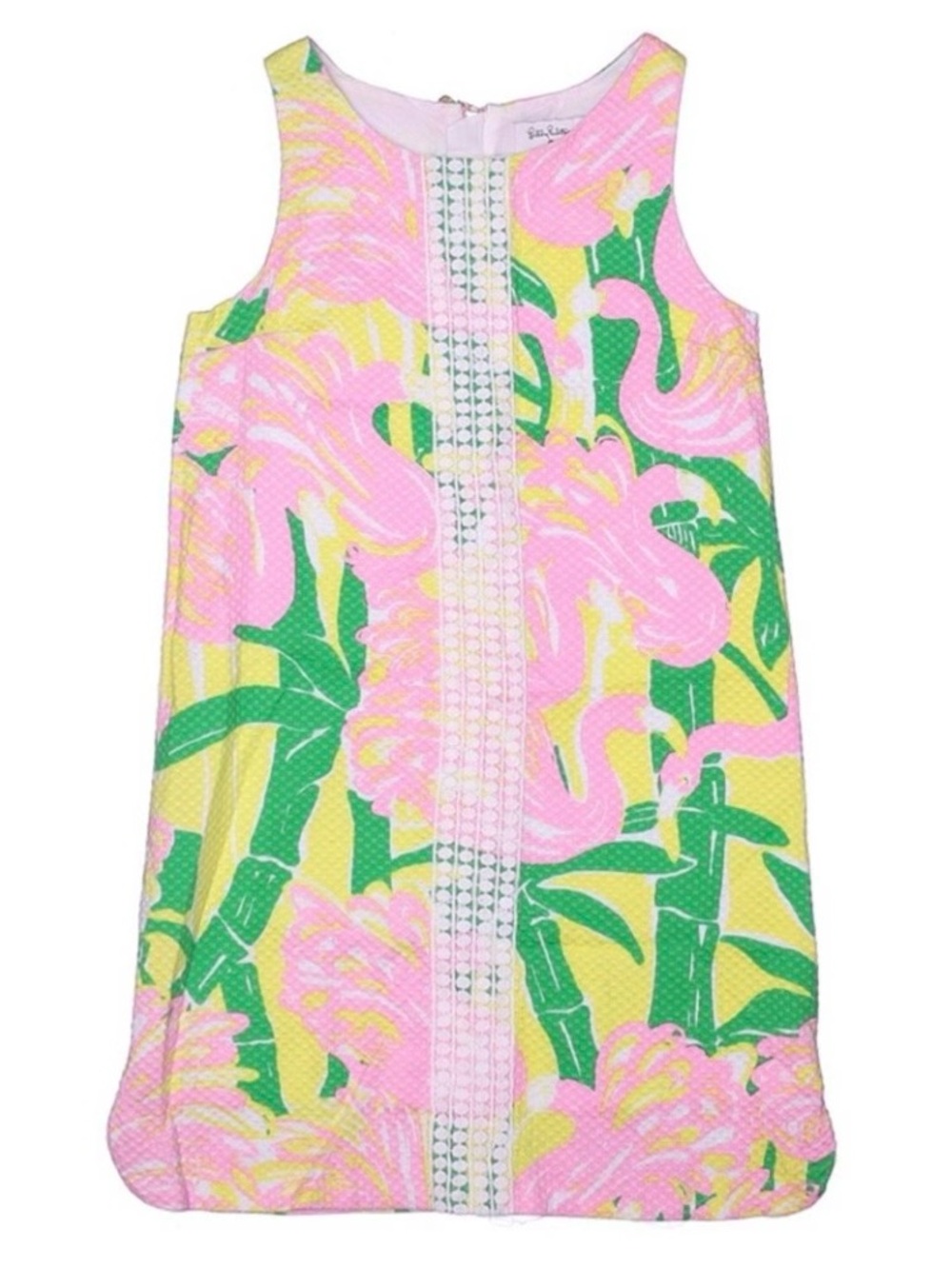 Lilly Pulitzer Girl’s Shift Dress Size 6-6X FAN DANCE 🦩🏝️